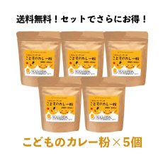 画像1: 【送料無料！】こどものカレー粉 (90g 袋5個セット) (1)