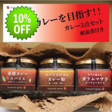 画像1: 【10%OFF】【辛口】プロのカレーを目指す！カレー３点セット 解説書付き (1)