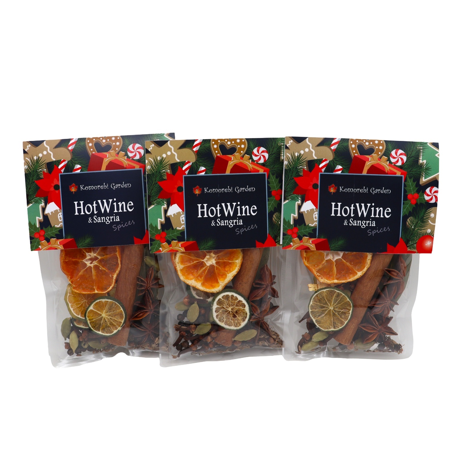 どんなワインも美味しくなる『ホットワイン&サングリアスパイス』３個セット